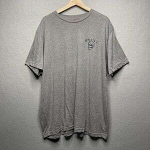 ONeill Skull Graphic Tee Gray XX-Large Standard Fit Cotton Blend Mens Casual Sur
